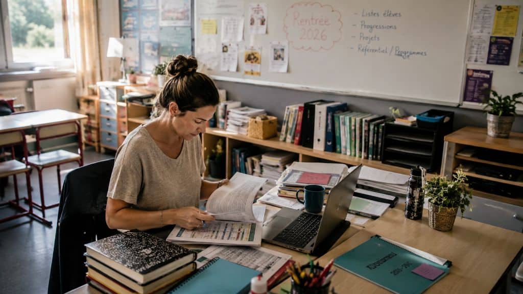 Rentrée scolaire 2026 pour enseignant : qu&rsquo;est ce qu&rsquo;il faut préparer avant ?