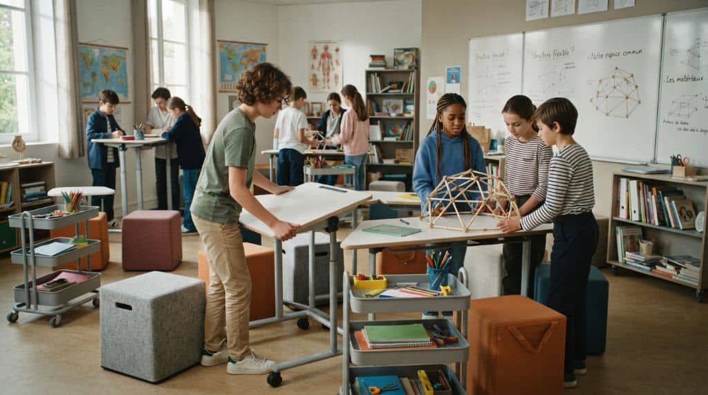 Une salle, trois configurations
