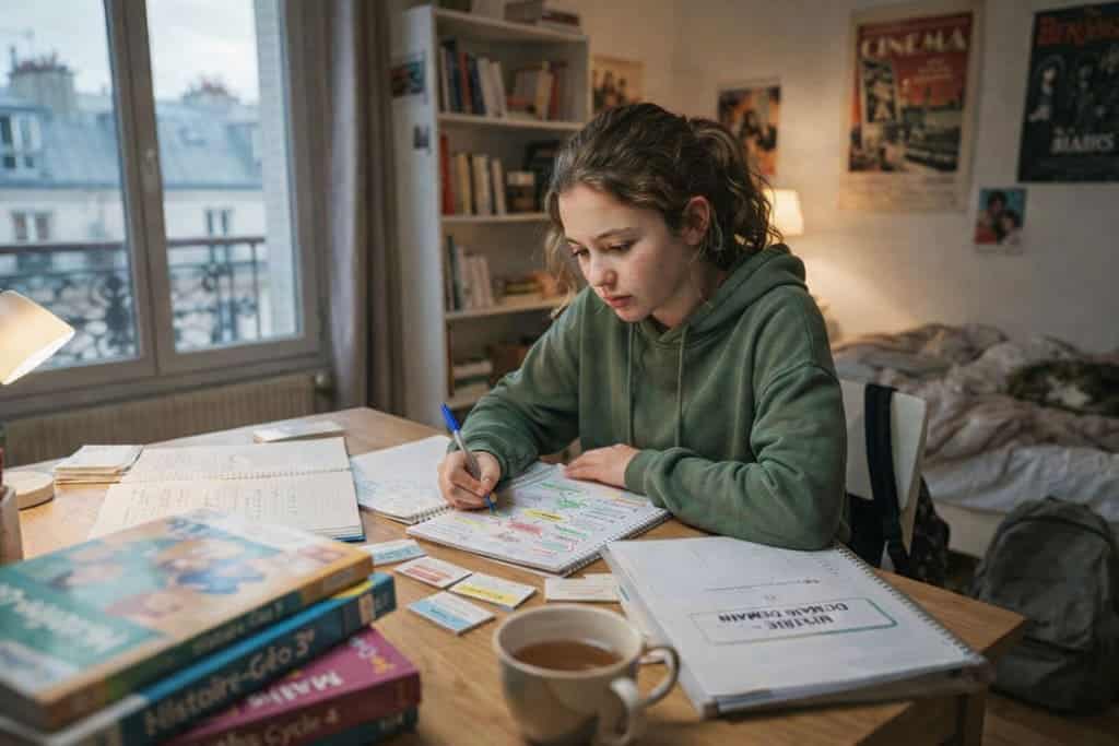 Comment mémoriser ses cours de collège la veille d&rsquo;un contrôle ?