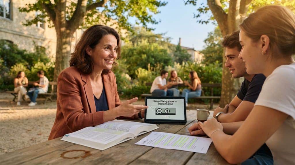 Comment s&rsquo;exerce le droit d&rsquo;auteur pour un cours d&rsquo;enseignant ?